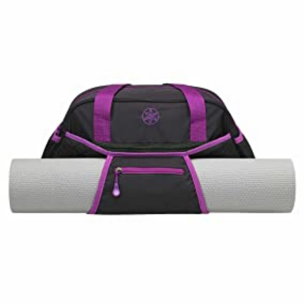 Giam Yoga Mat Holder Duffle Bag Purple Black